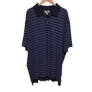 The Foundry Supply Company Quick-Dri Striped‎ Polo 5XL